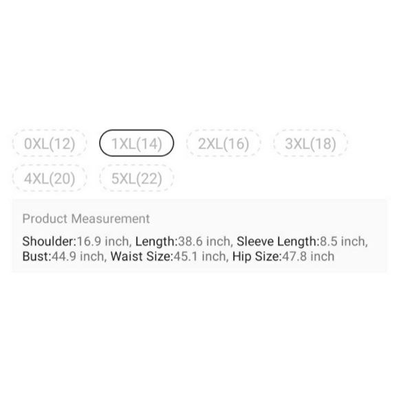 #39 Brand New Plus Blue Tunic Dress - Picture 3 of 3